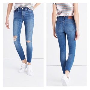 Madewell 9” High-Rise Skinny Crop Jeans